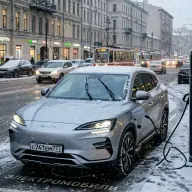 Реальный запас хода BYD зимой: тест при -25°C