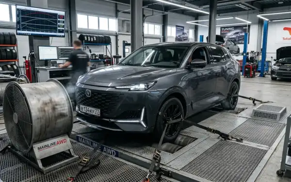 Чип тюнинг Changan UNI-K 2.0T Stage 1 замеры