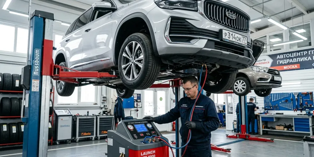 Замена масла АКПП Aisin Geely Monjaro: гид