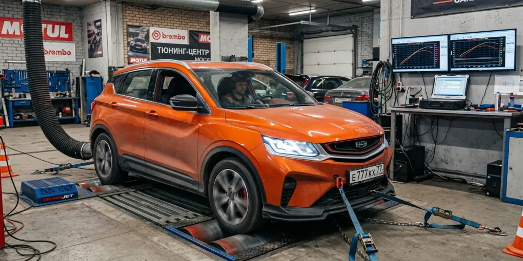 Чип тюнинг Geely Coolray Stage 1 Stage 2