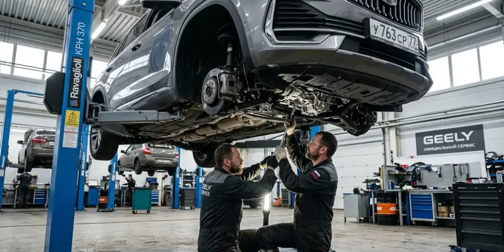 Масло в редуктор и раздатку Geely Monjaro замена
