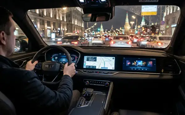 Установка яндекс навигатора geely monjaro