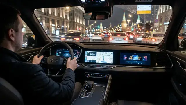 Установка яндекс навигатора geely monjaro