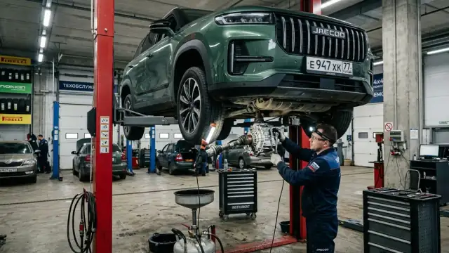 Масло в редуктор и муфту 4WD Jaecoo J7 замена