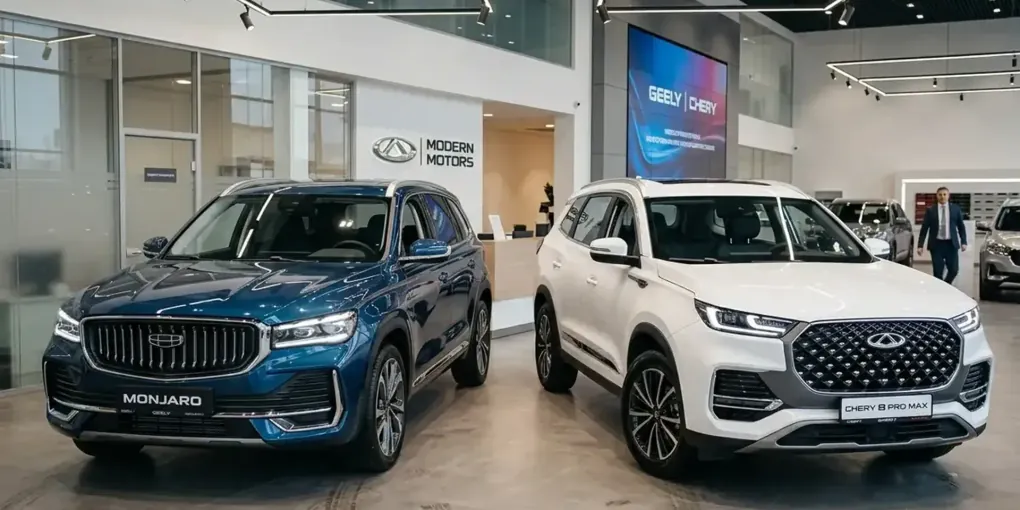 Geely Monjaro против Chery Tiggo 8 Pro Max